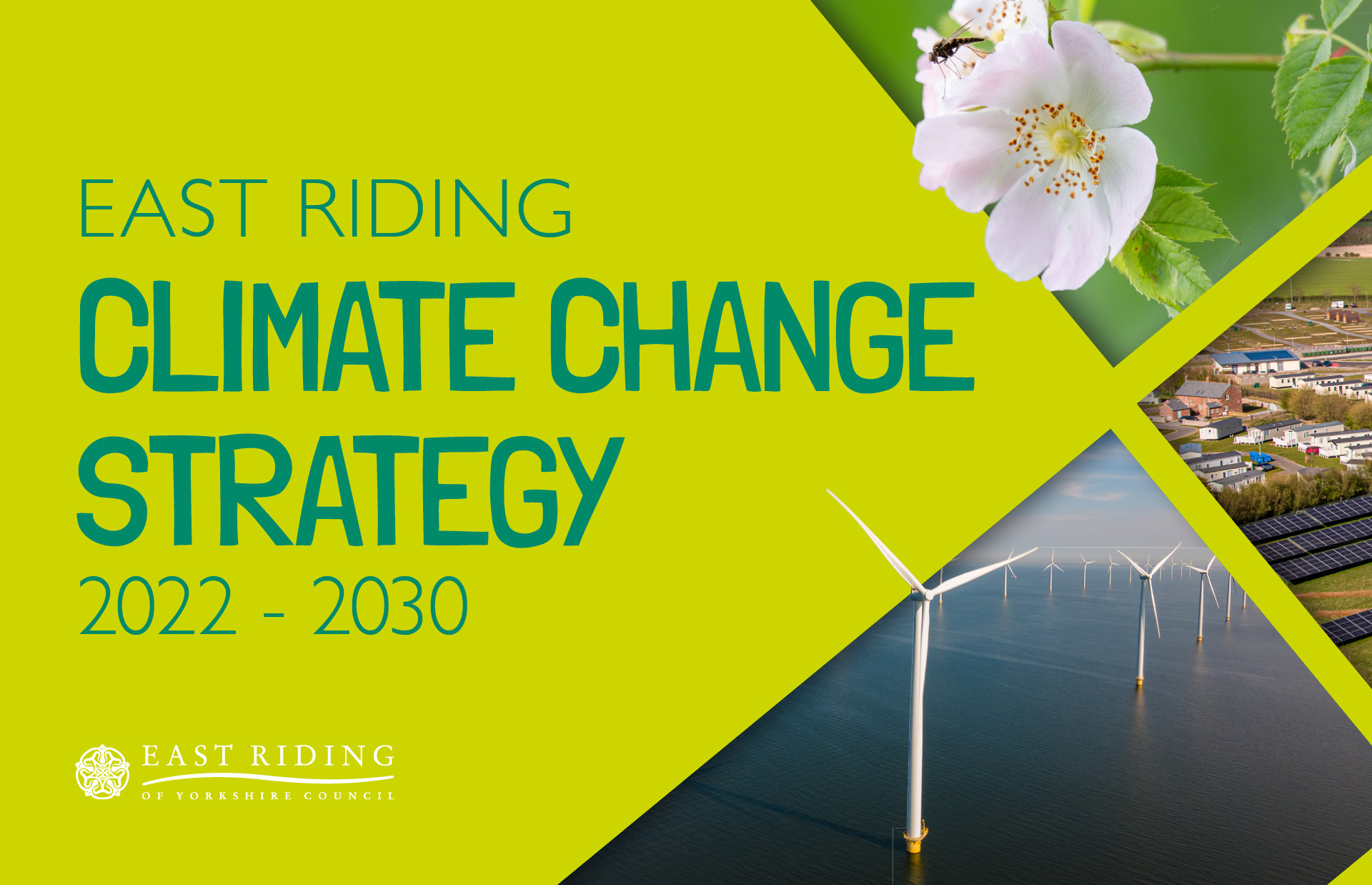Image saying Climate Change Strategy 2022 - 2030
